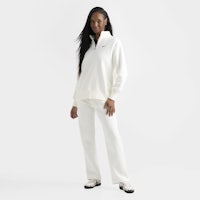 nike women's half zip sweatshirt in white